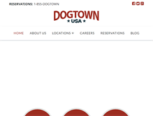 Tablet Screenshot of dogtownresorts.com